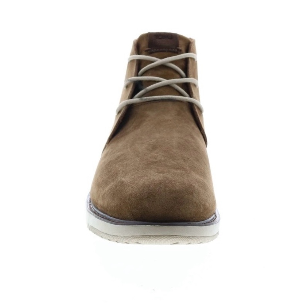 TOMS Navi Mens Brown Nubuck Lace up Chukka Boots - Picture 2 of 11